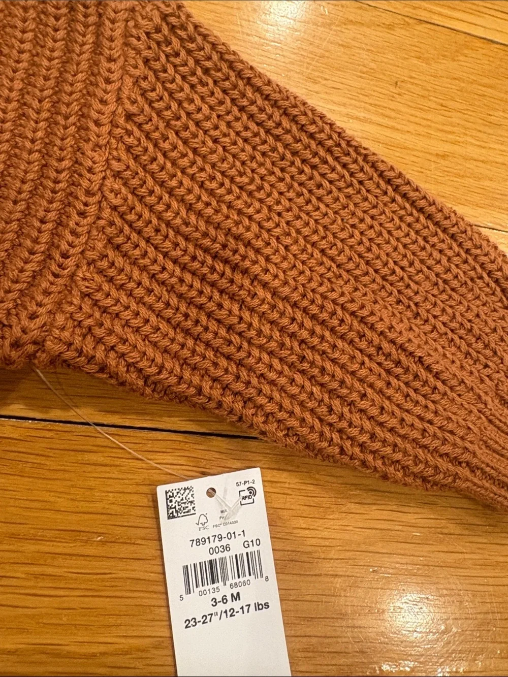 Old Navy Pumpkin Script Sweater - Rust